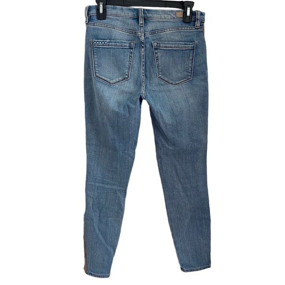 BLANKNYC 26 The Bond Jeans Mid Rise Skinny Python Tuxedo Stripe - Picture 6 of 8